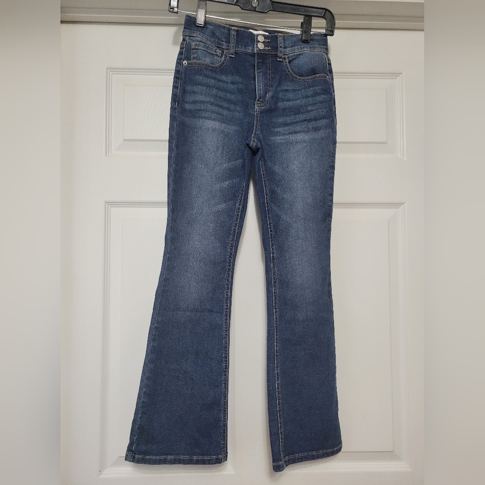 NWOT SZ (10) COLORFUL PLANET BLUE DENIM JEANS